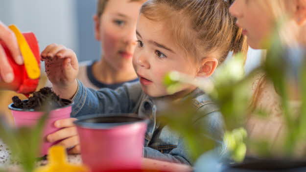 Barn på förskola