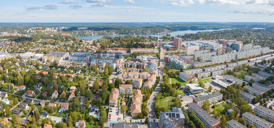 Sollentuna från ovan