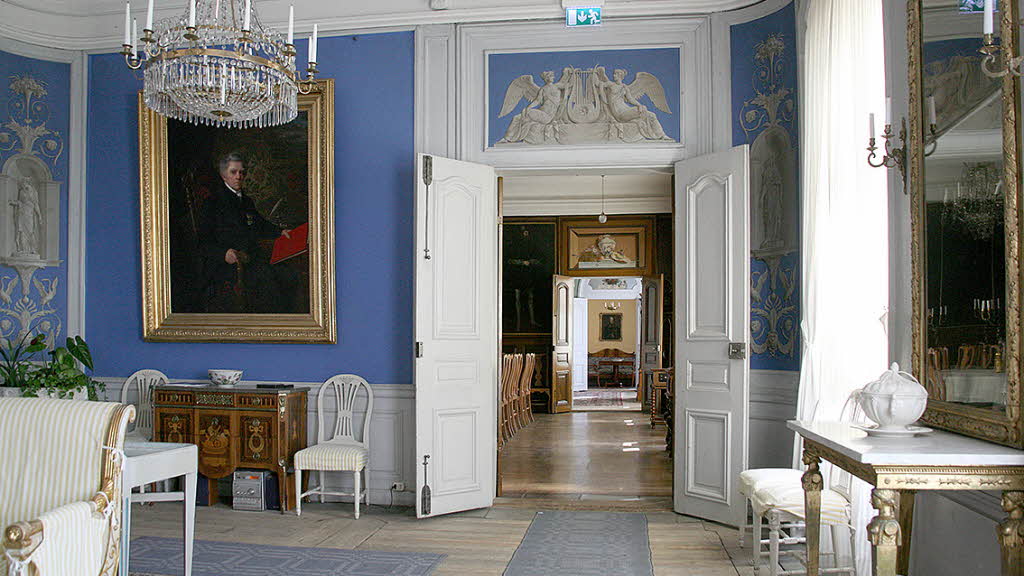 Blå salongen på Edsbergs slott