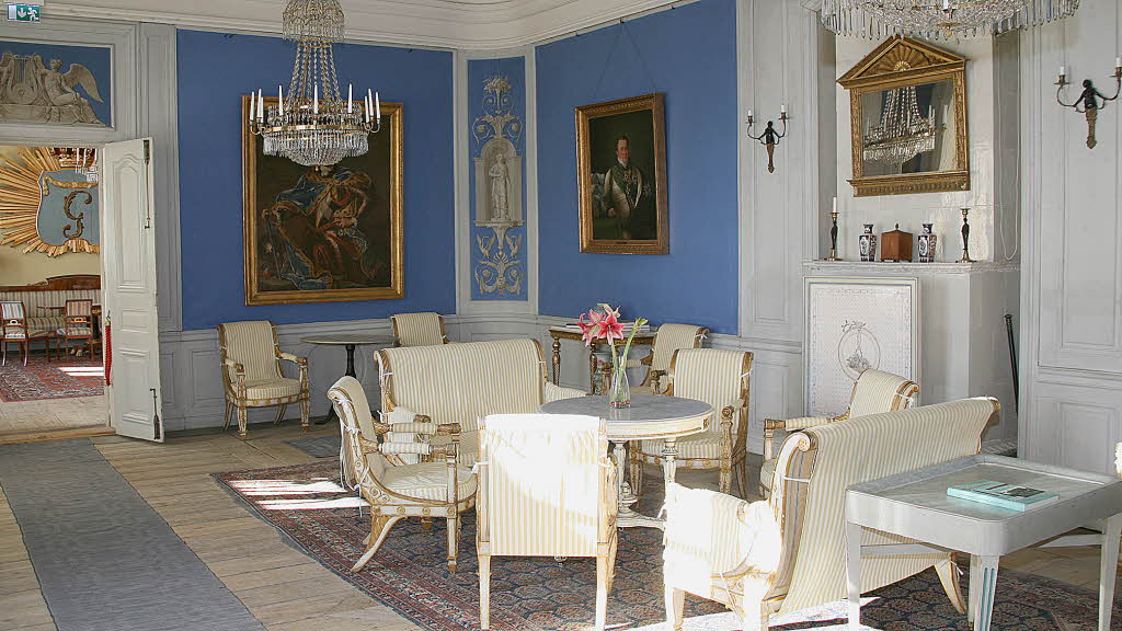 Blå salongen på Edsbergs slott