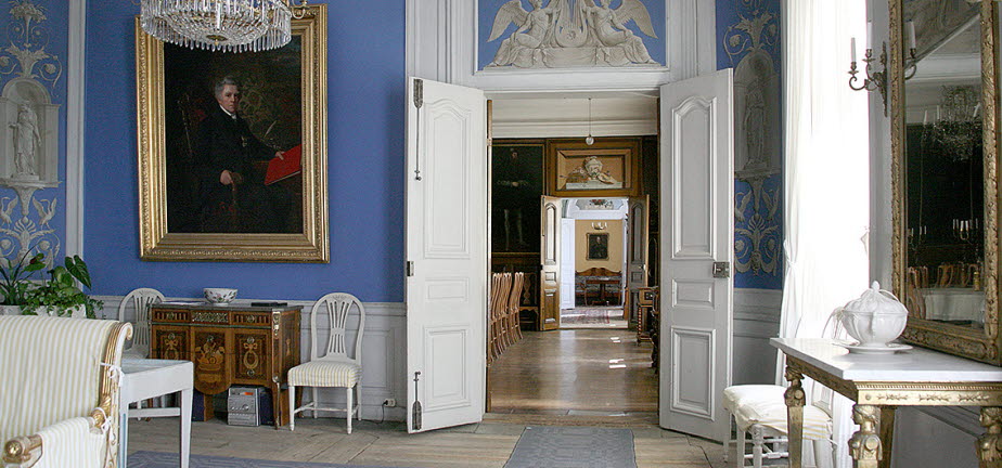 Blå salongen på Edsbergs slott